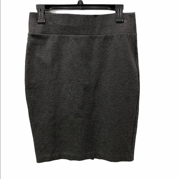 Gray Stretch Pencil Skirt INC Small - Picture 1 of 3